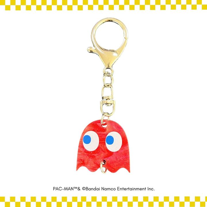 《PAC-MAN》Marble Acrylic Keychain - BLINKY