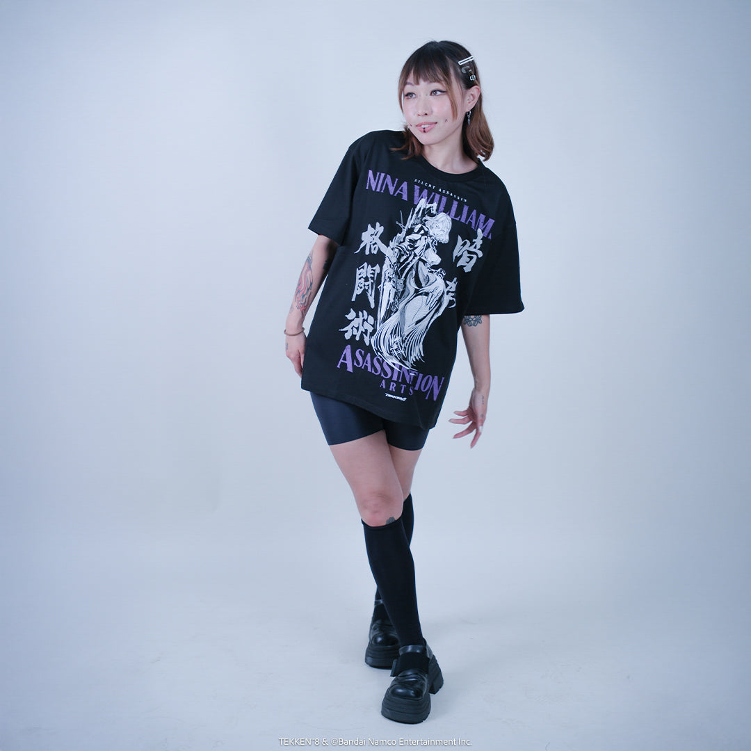 TEKKEN 8 IIJAN ALL FIGHTER T SHIRT ver.02 Nina Williams