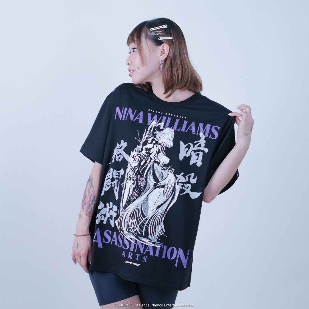 TEKKEN 8 IIJAN ALL FIGHTER T SHIRT ver.02 Nina Williams