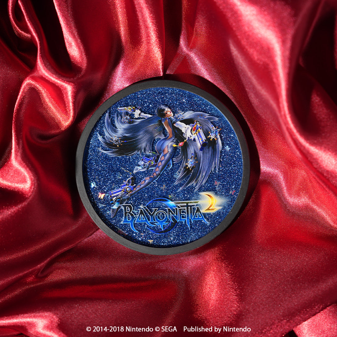Bayonetta2 Glitter Coaster 『BAYONETTA 2』Package Art