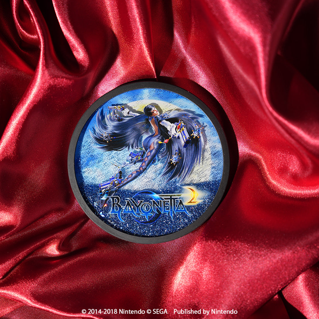 Bayonetta2 Glitter Coaster 『BAYONETTA 2』Package Art