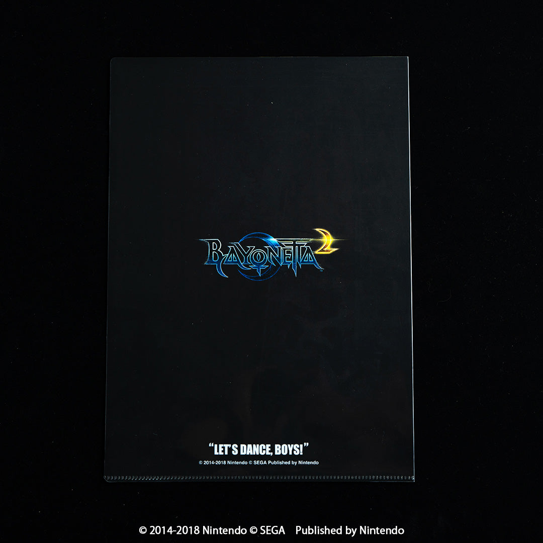 Bayonetta2 A4 Clear File Event Key visual by Mari Shimazaki