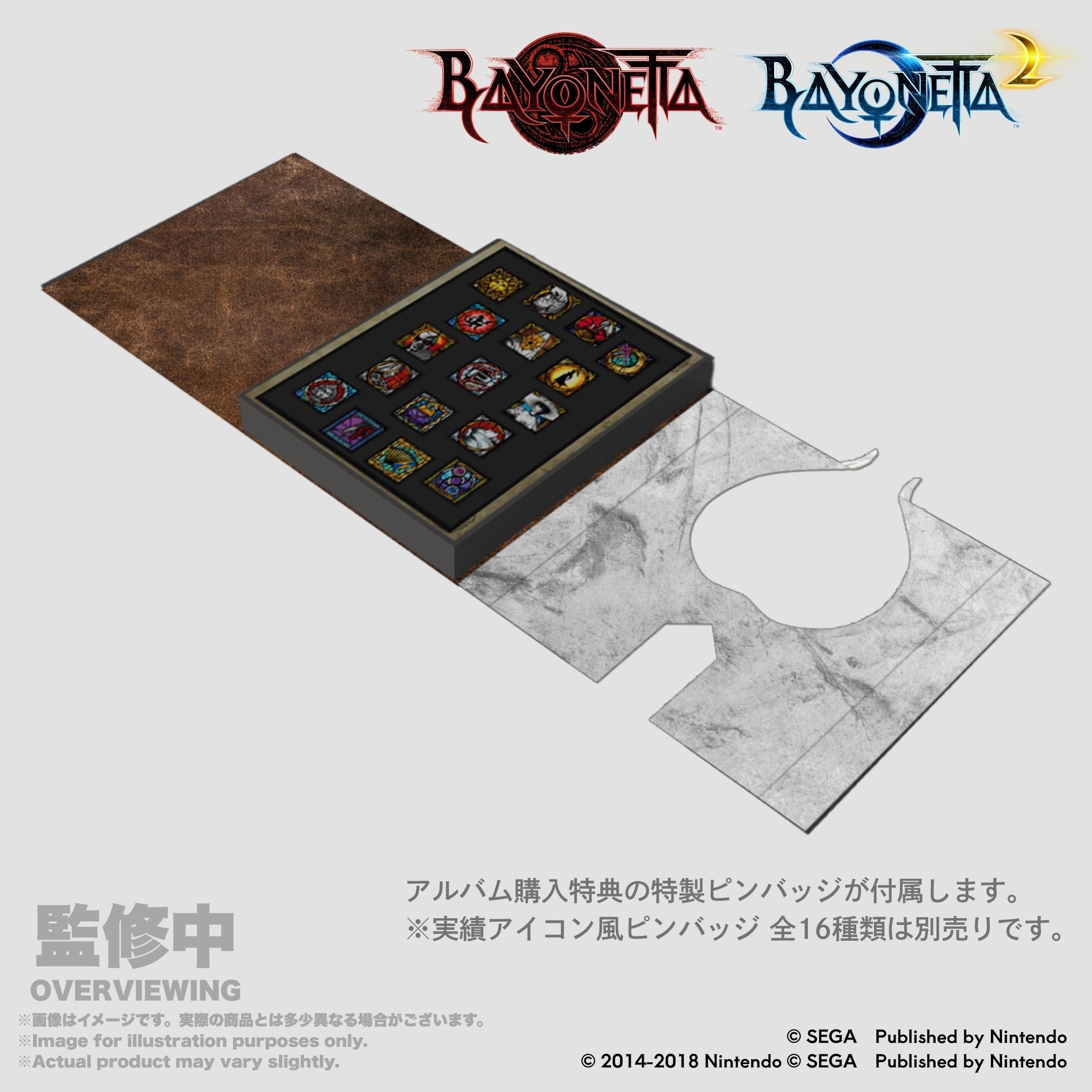 Bayonetta Bewitchments Pin Badge Album