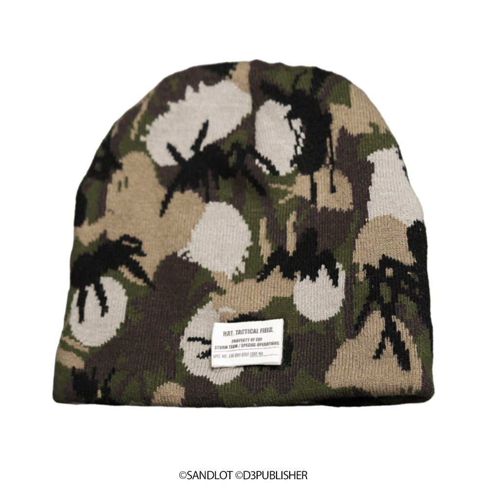 EARTH DEFENSE FORCE 5/6 Aggressive Alien Species Woodland Camouflage Beanie