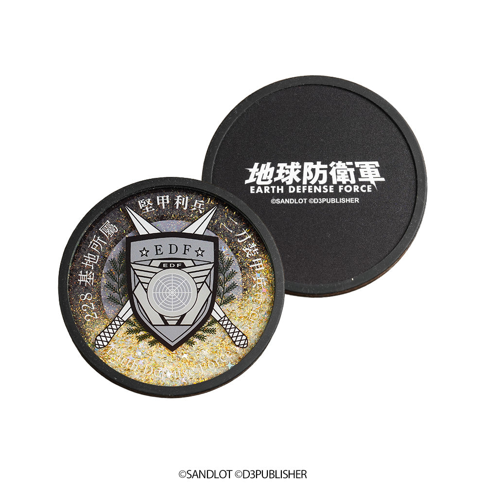 EARTH DEFENSE FORCE 5/6 Glitter Coaster – Fencer