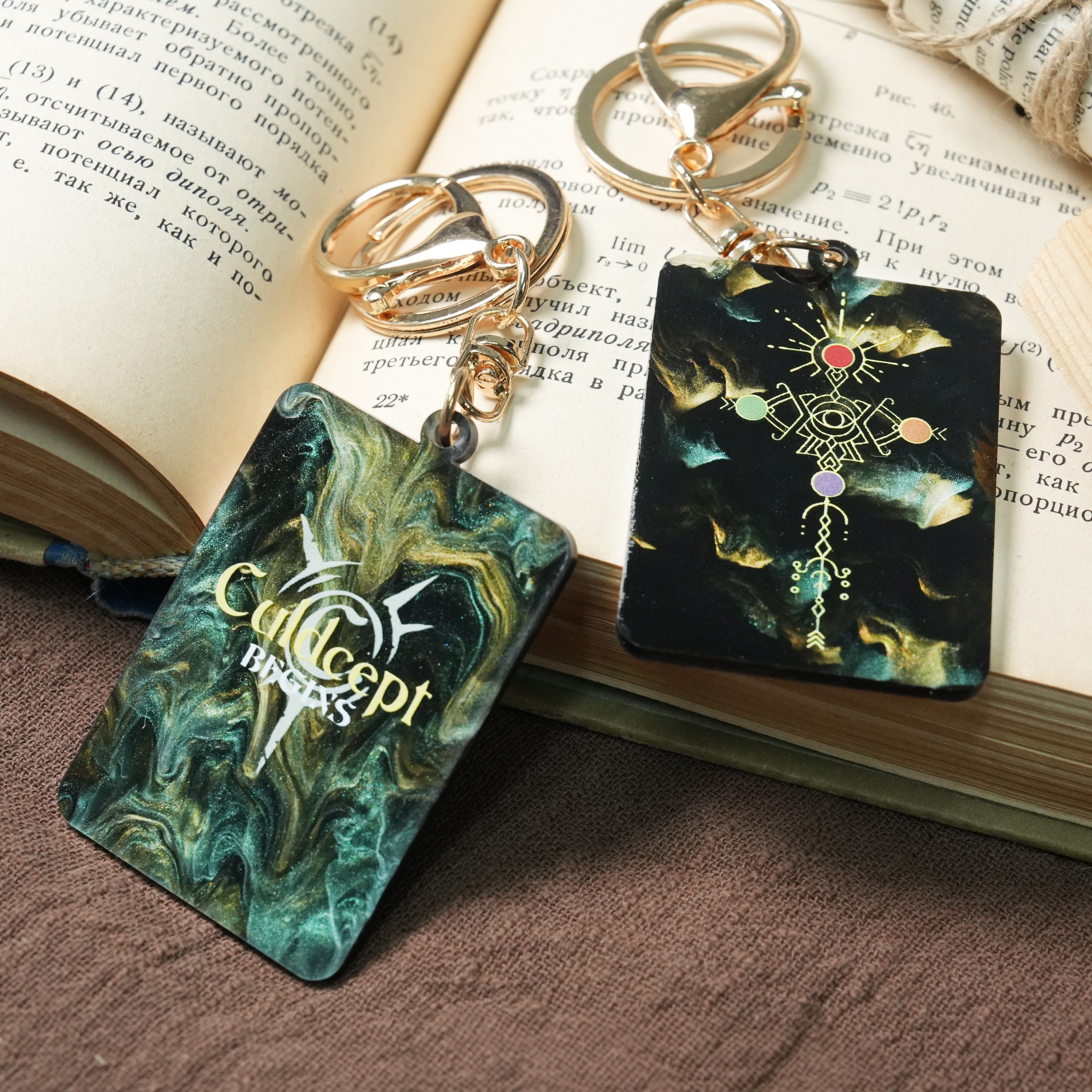 Culdcept BEGINS Marble-style Keychain