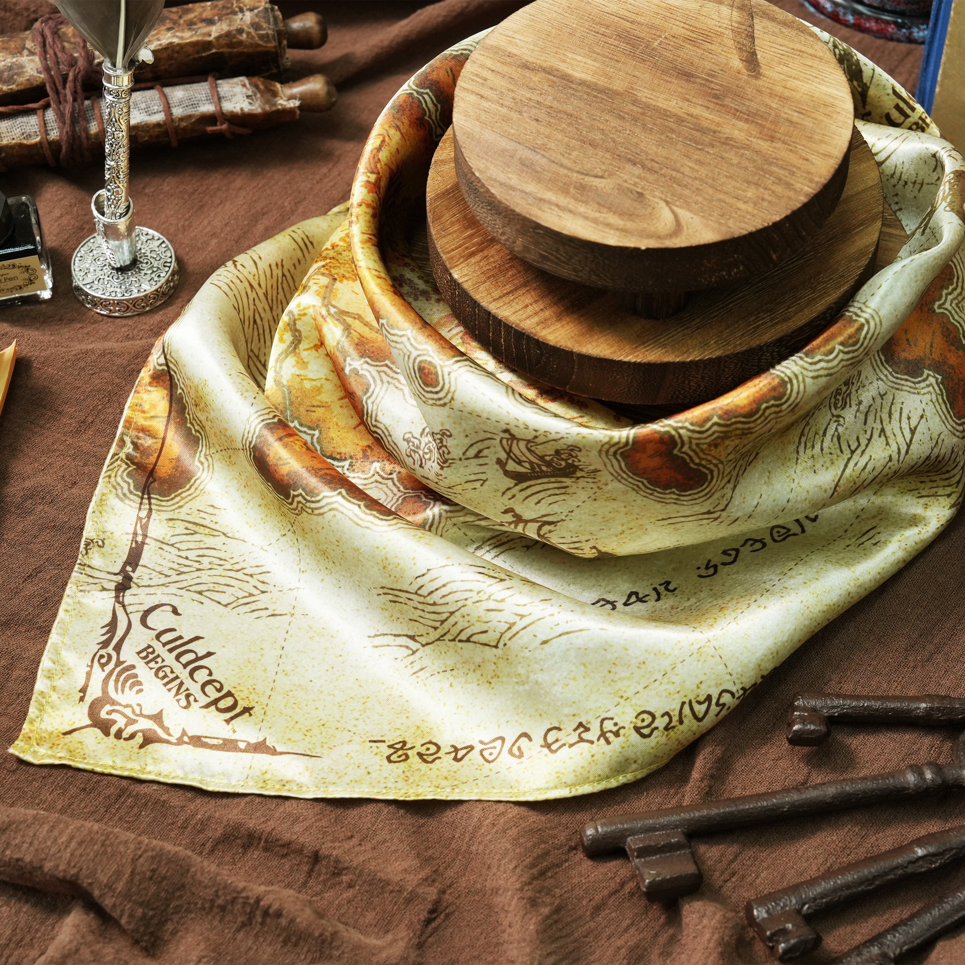 Culdcept BEGINS Bandana Scarf Map of Bavrashka Continent
