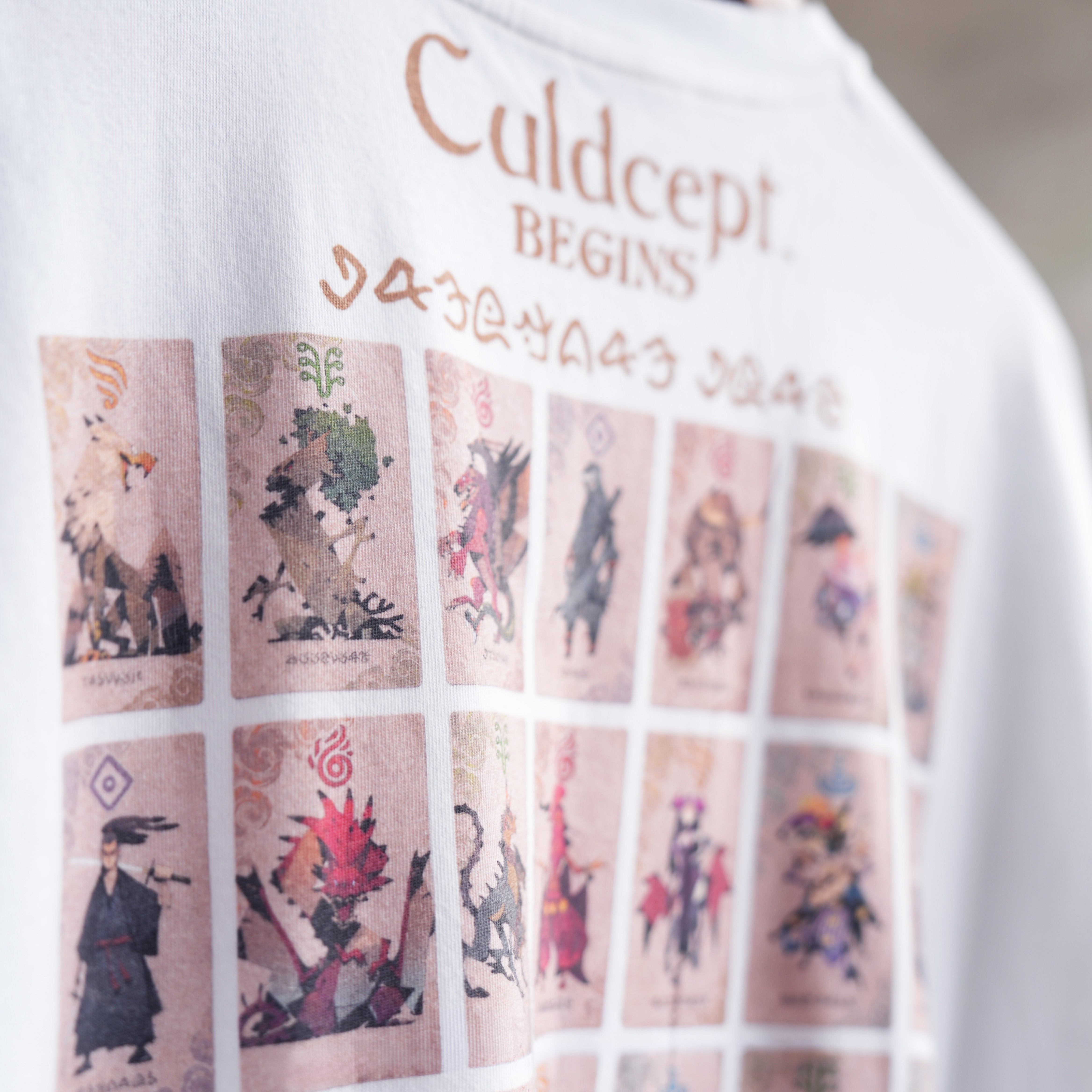 Culdcept BEGINS Big Silhouette T-shirt Creature Card