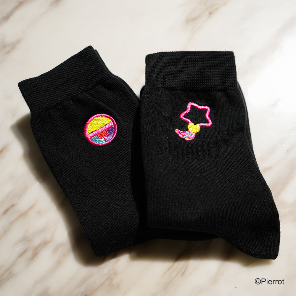 Magical Compact/Magical Lumina Star Embroidery Mid-Calf Socks
