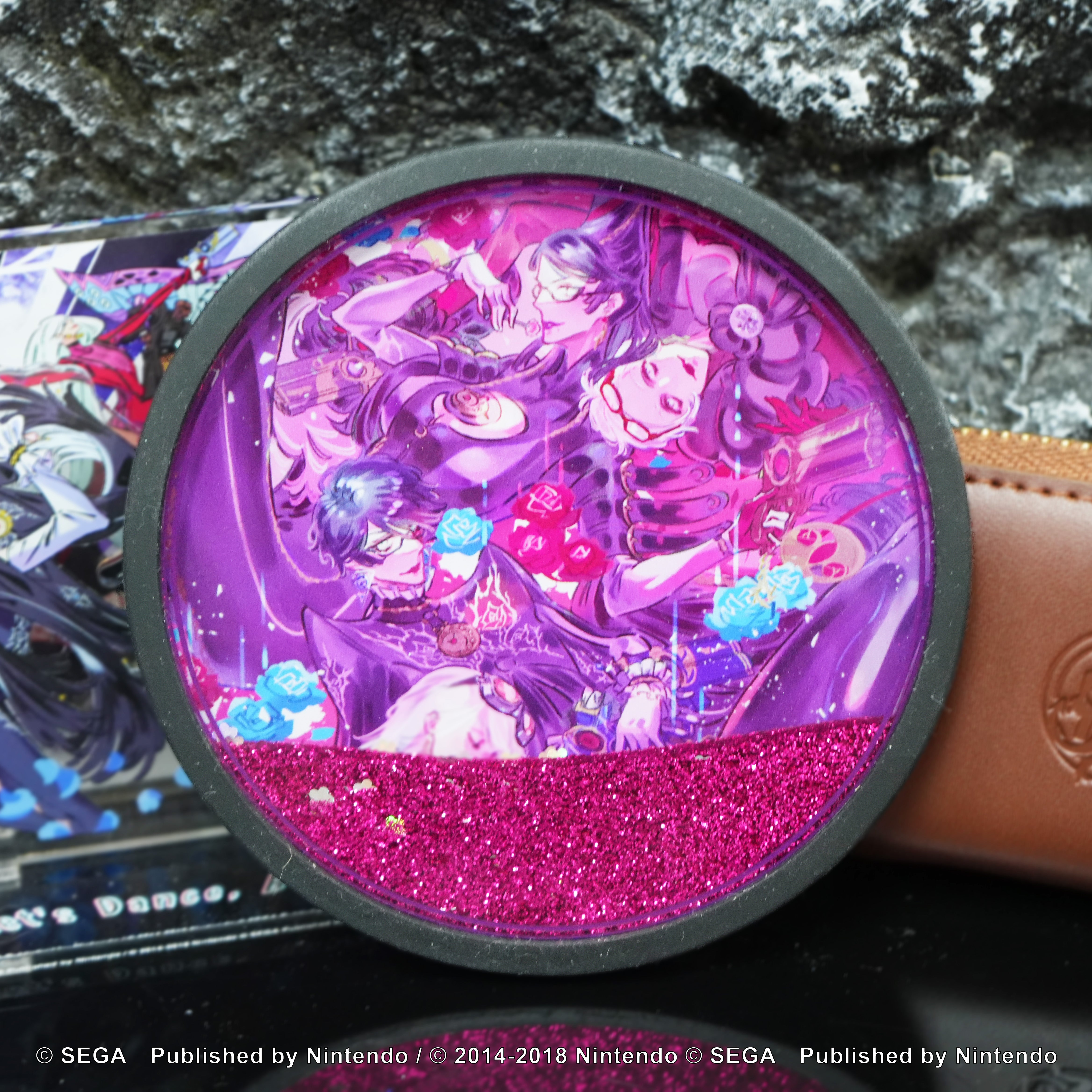 Bayonetta Glitter Coaster 『BAYONETTA 』1&2 Memorial Art by Mari Shimazaki