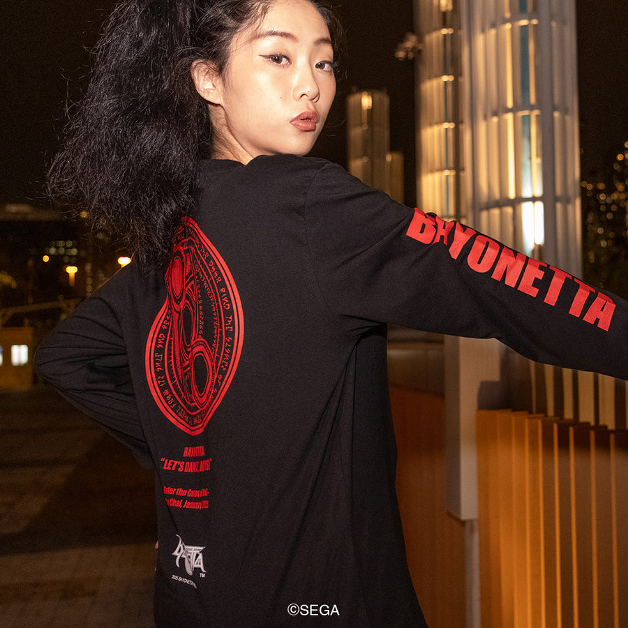 Bayonetta The Gates of Hell Hong Kong Long Sleeve T-Shirt