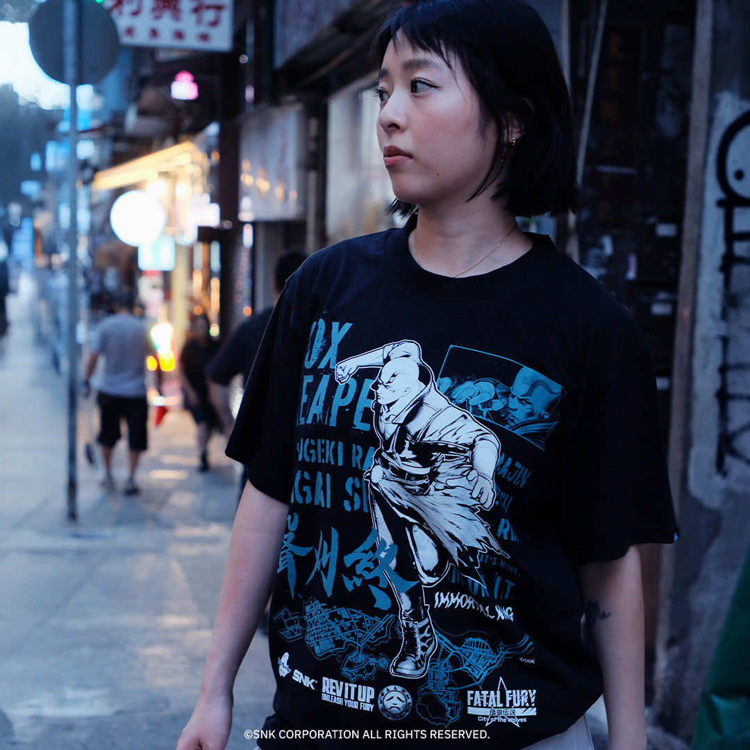 《餓狼傳説 City of the Wolves》IIJAN全角色T-shirt 博克斯·瑞巴