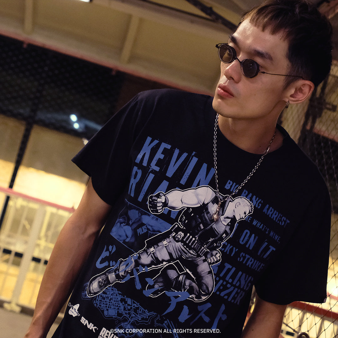 《餓狼傳説 City of the Wolves》IIJAN全角色T-shirt 凱文・萊恩