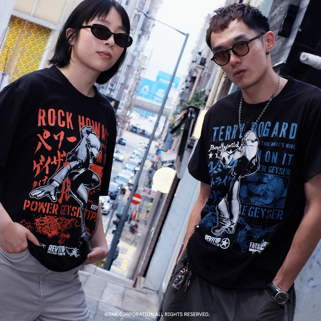 《餓狼傳説 City of the Wolves》IIJAN全角色T-shirt 洛克・霍華德