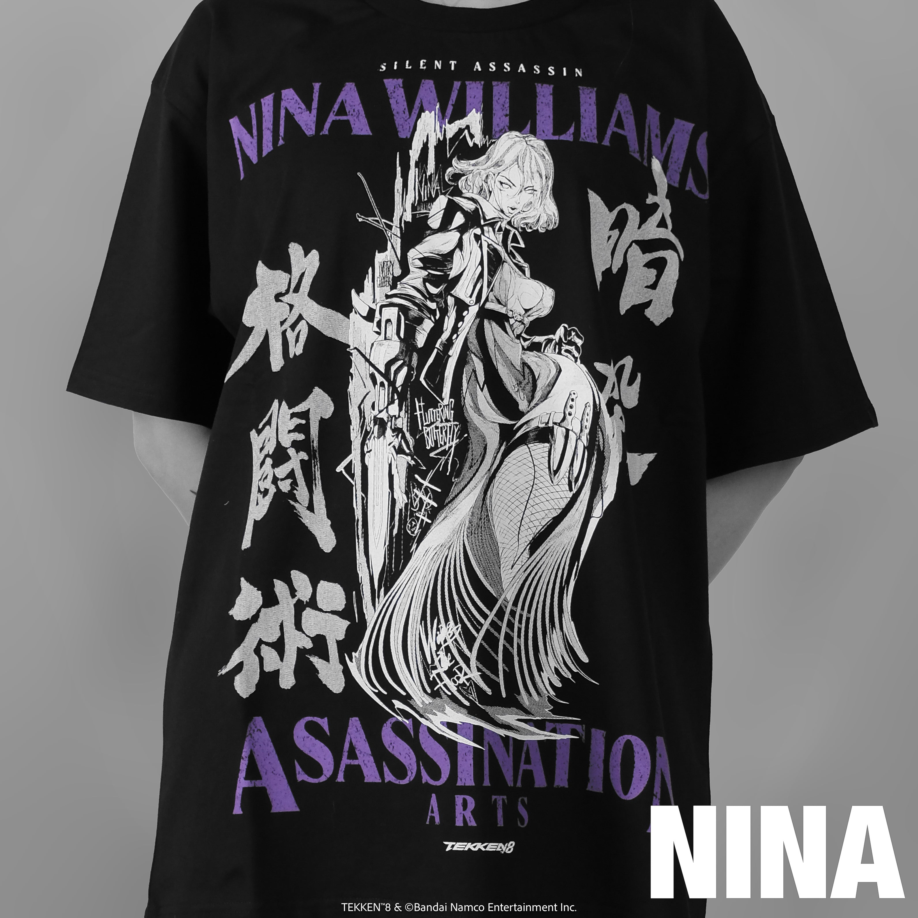 TEKKEN 8 IIJAN ALL FIGHTER T SHIRT ver.02 Nina Williams