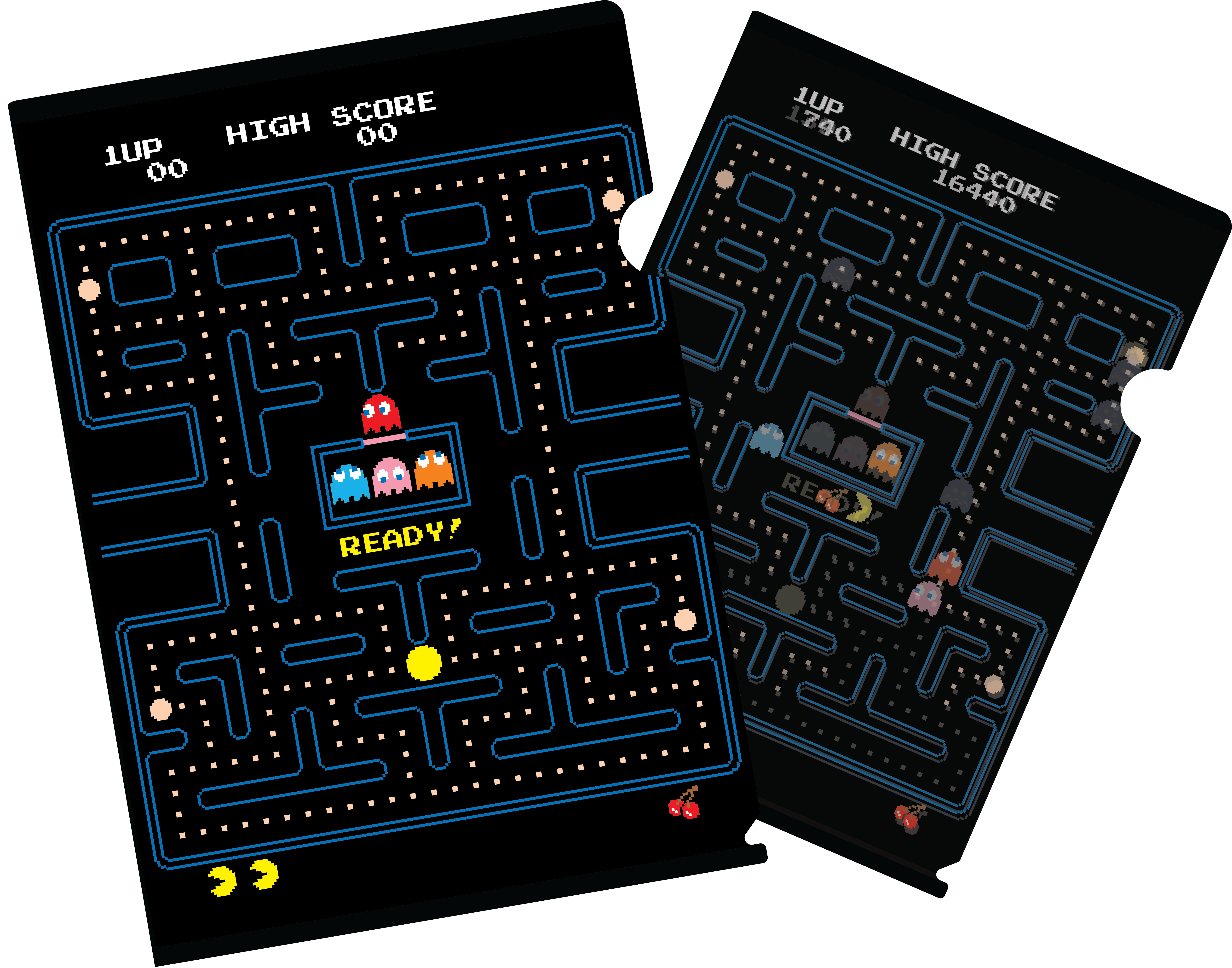 PAC-MAN A4 3D 透明文件夾