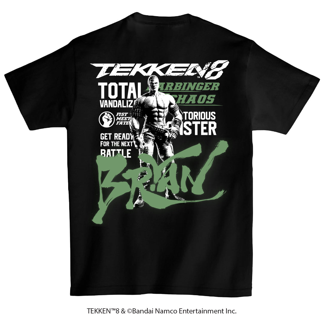 《鐵拳8》特別企劃 背印 T-shirt（Bryan Fury）