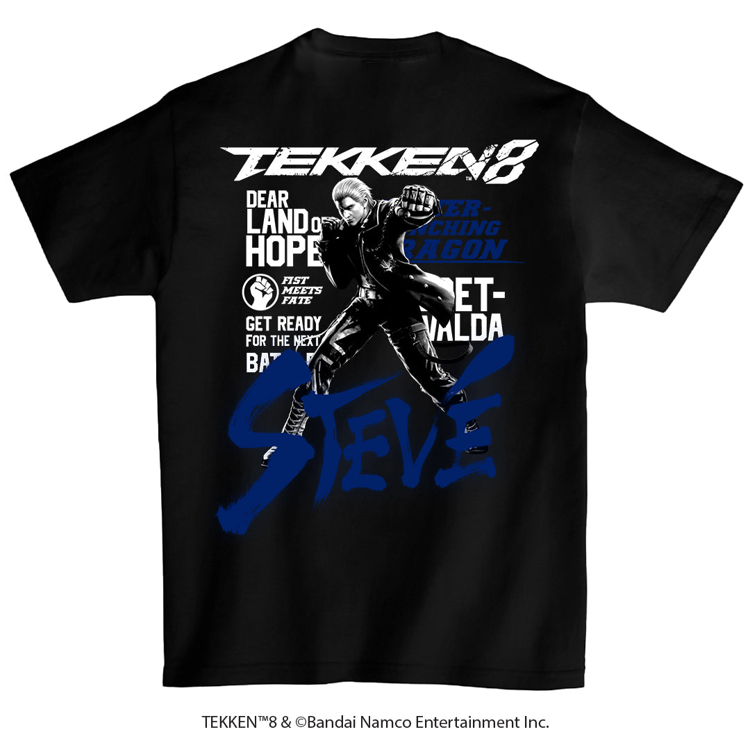 《鐵拳8》特別企劃 背印 T-shirt（Steve Fox）