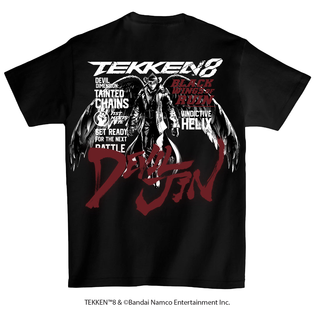 《鐵拳8》特別企劃 背印 T-shirt（Devil Jin）