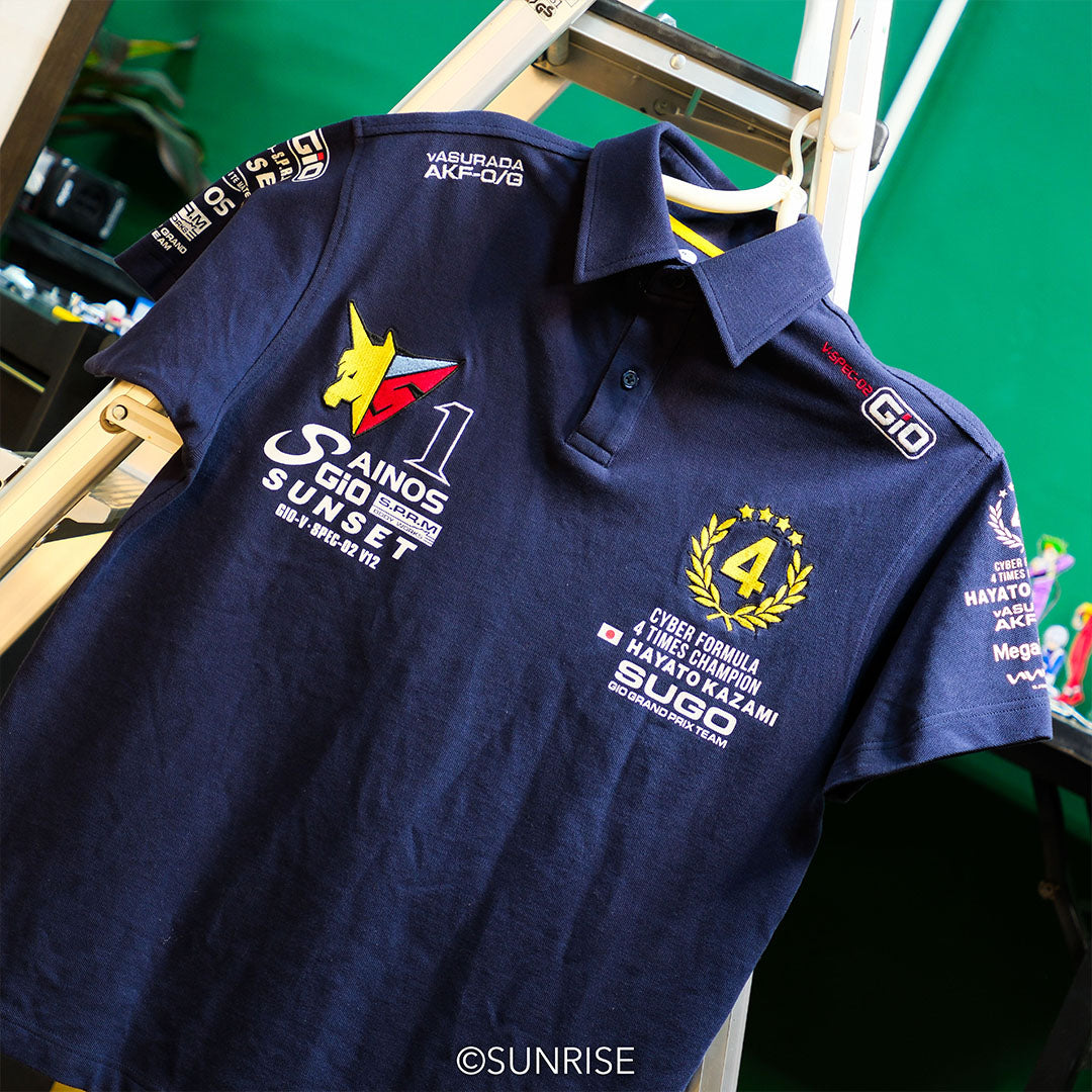 高智能方程式SIN 風見隼人 4 TIMES CHAMPION Polo 衫