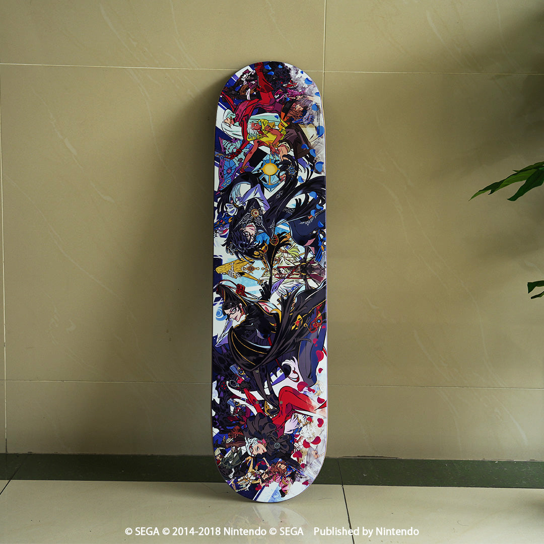Bayonetta Skateboard『BAYONETTA 』1&2 Memorial Art by Mari Shimazaki