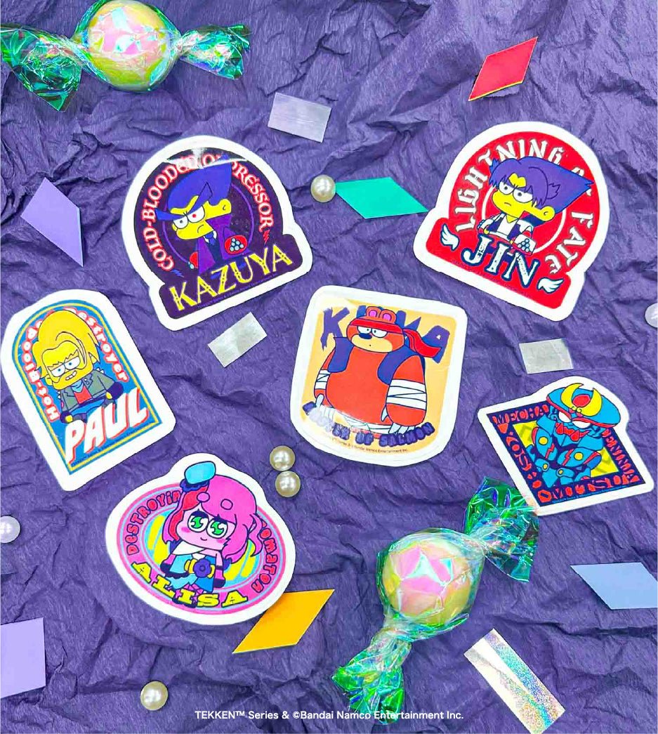 Tekken! Cartoon Sticker Set