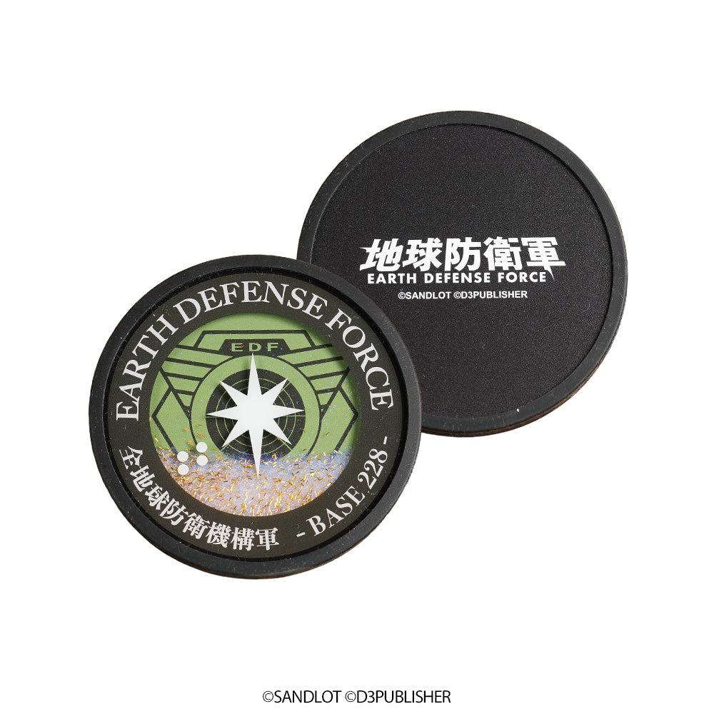 EARTH DEFENSE FORCE 5/6 Glitter Coaster – Earth Defense Force