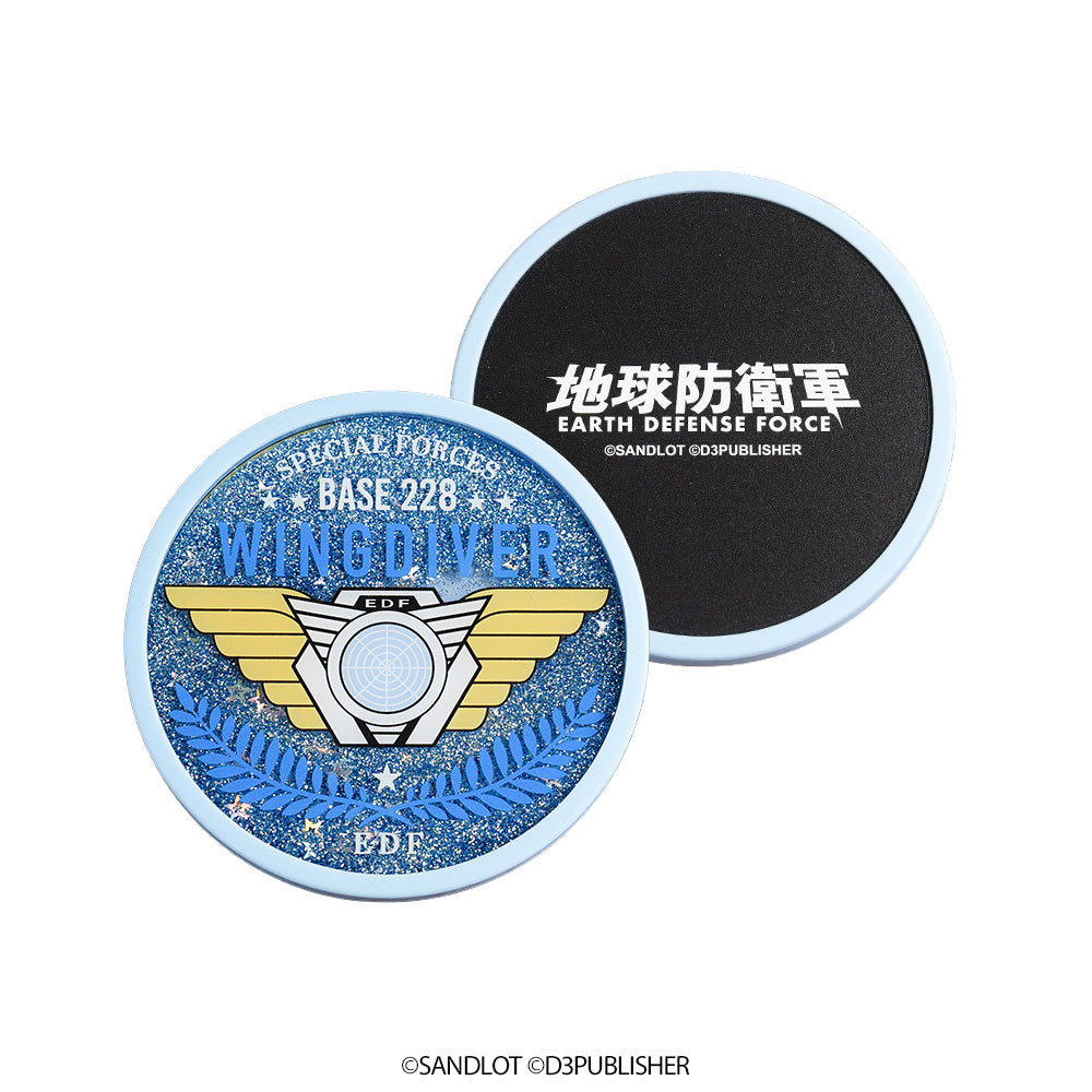 EARTH DEFENSE FORCE 5/6 Glitter Coaster – Wing Diver