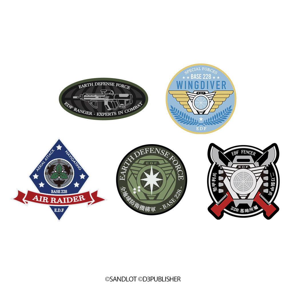 EARTH DEFENSE FORCE 5/6 Earth Defense Force Unit Patch