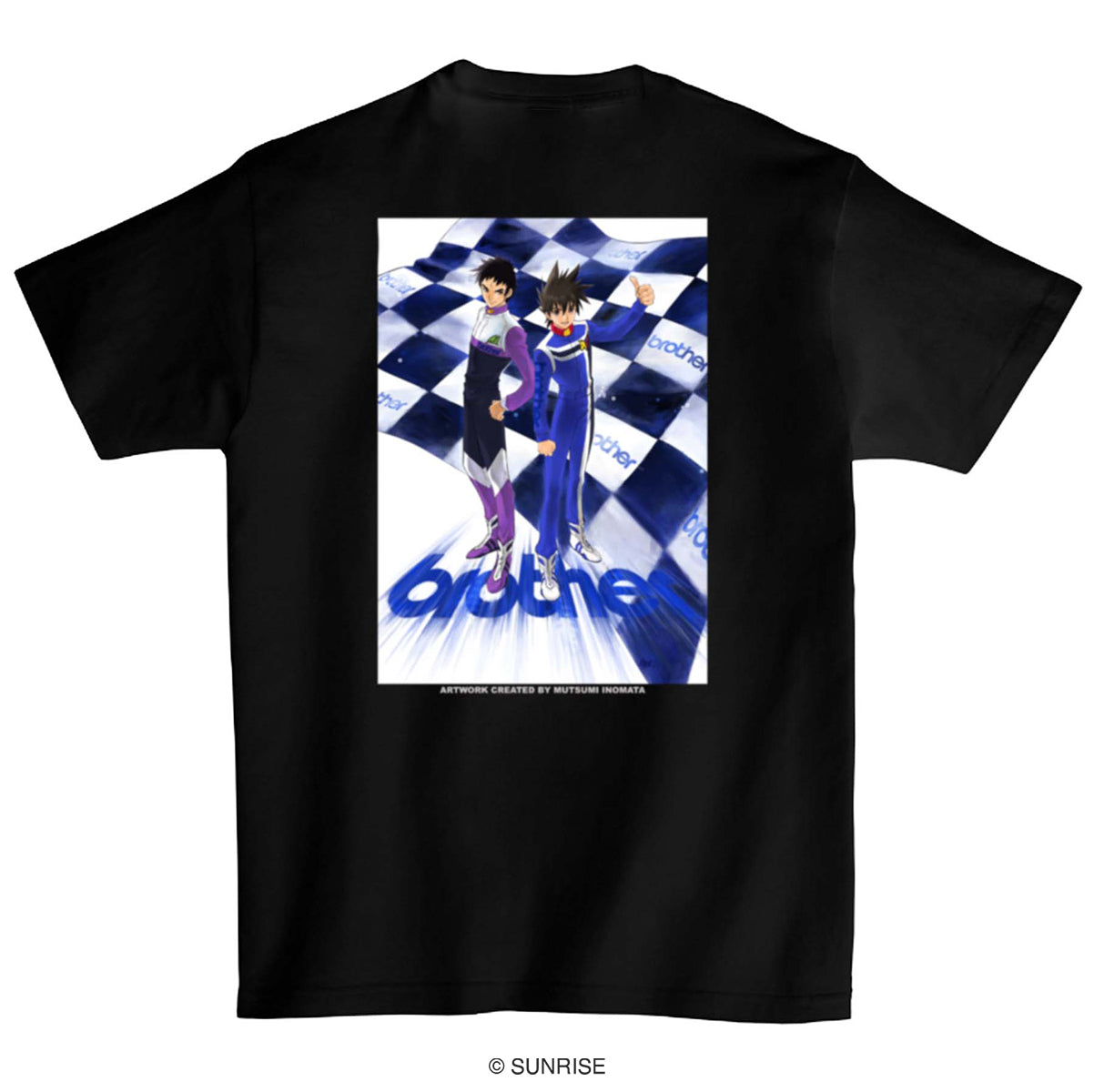 "Future GPX Cyber Formula” High-Definition Artwork T-shirt, New Original Illustration by Mutsumi Inomata