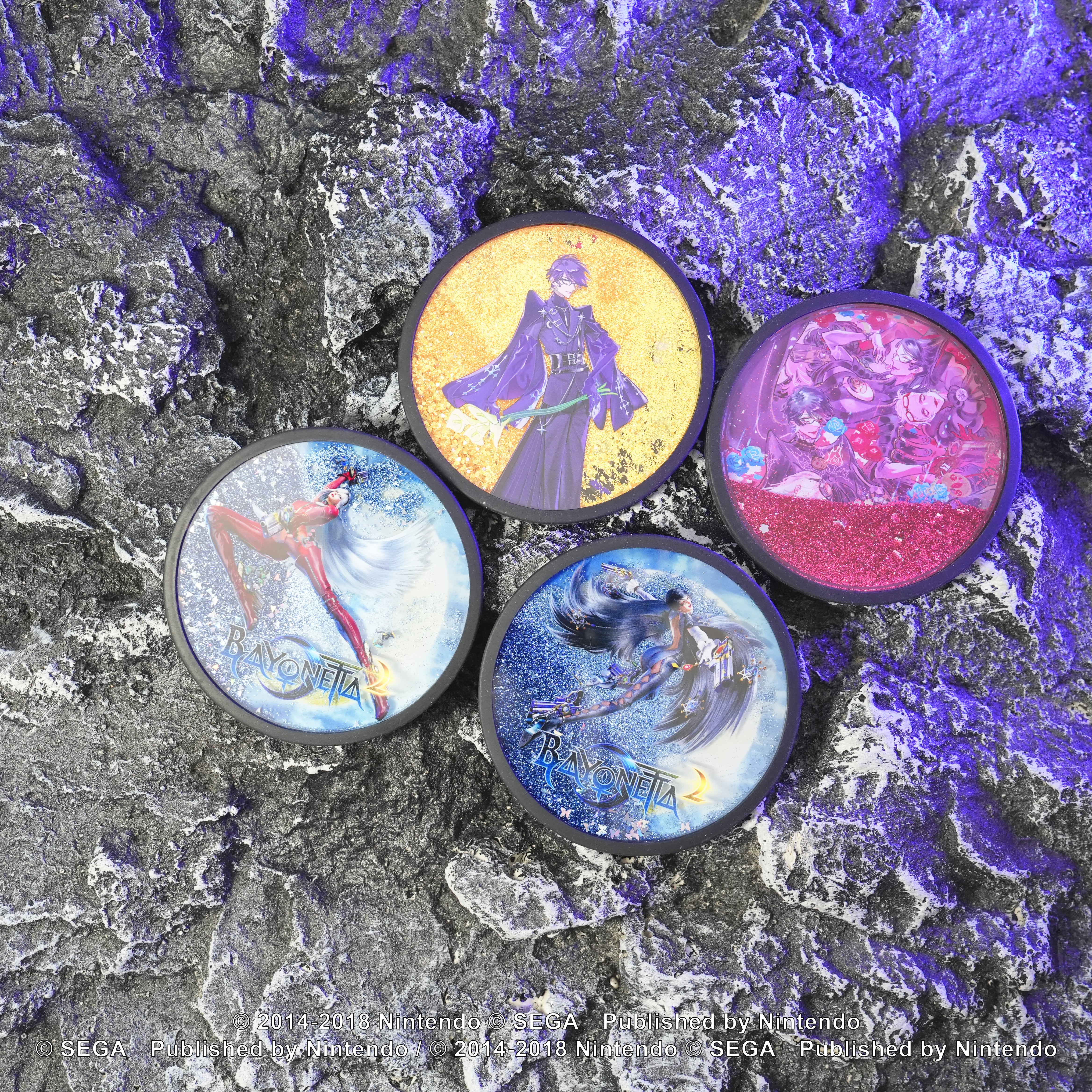 Bayonetta2 Glitter Coaster 『BAYONETTA 2』 Jeanne