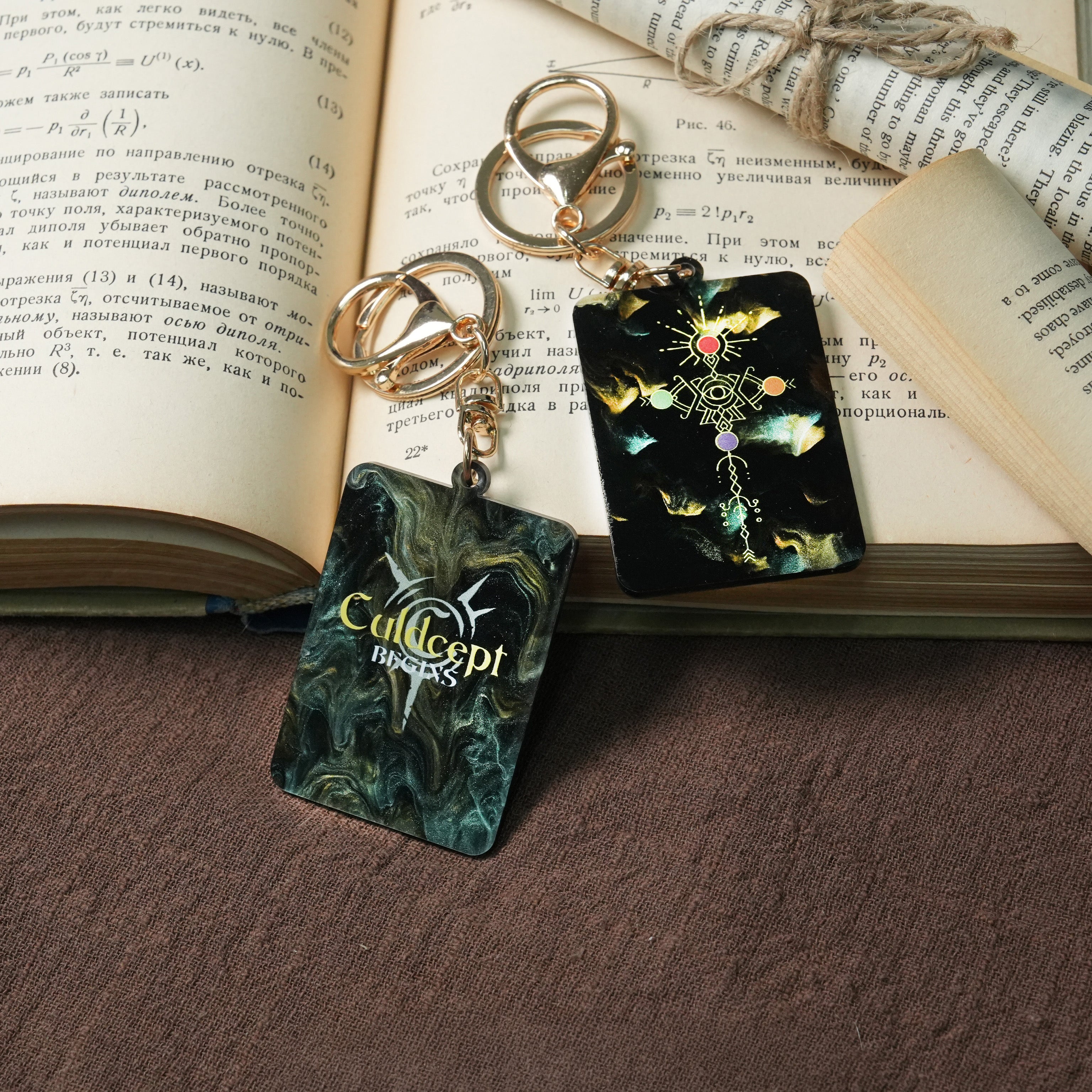 Culdcept BEGINS Marble-style Keychain