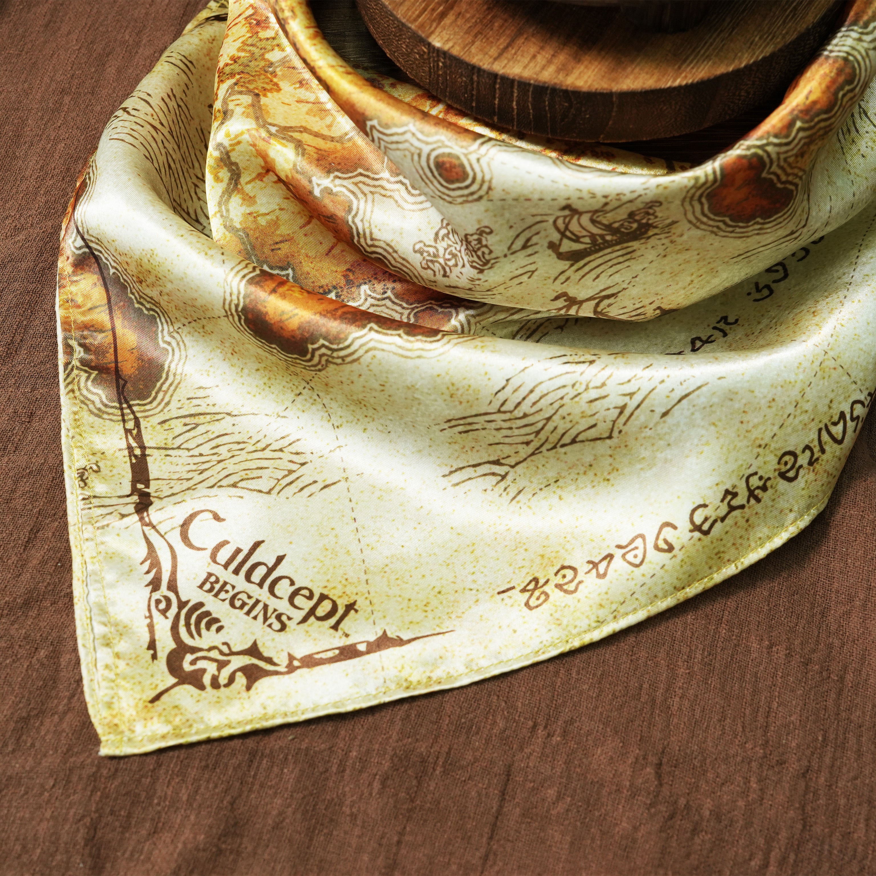 Culdcept BEGINS Bandana Scarf Map of Bavrashka Continent