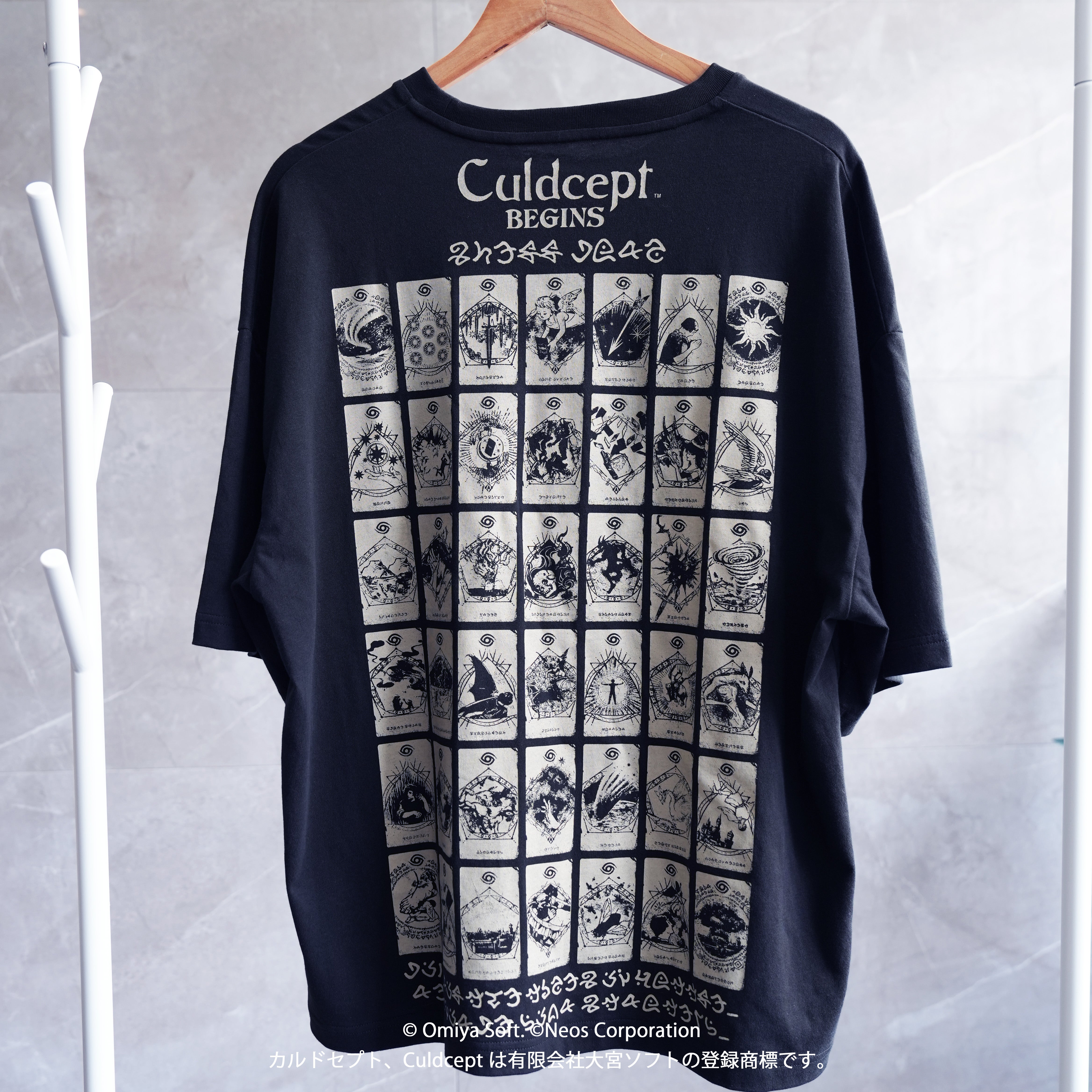 Culdcept BEGINS Big Silhouette T-shirt Spell Card