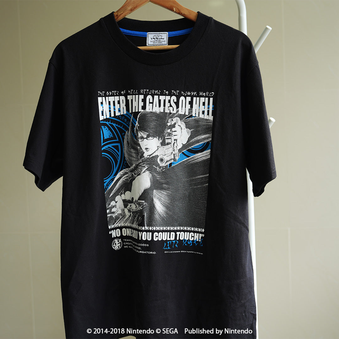 Bayonetta2 The Gates of Hell x IIJAN Front Print T-Shirt