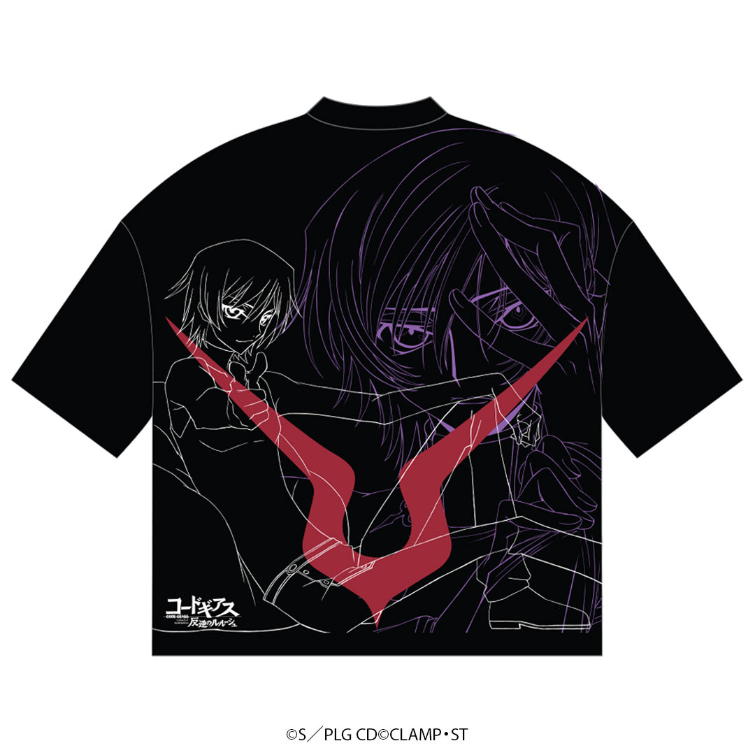 Code Geass: Lelouch of the Rebellion Big Silhouette T-Shirt [Lelouch]