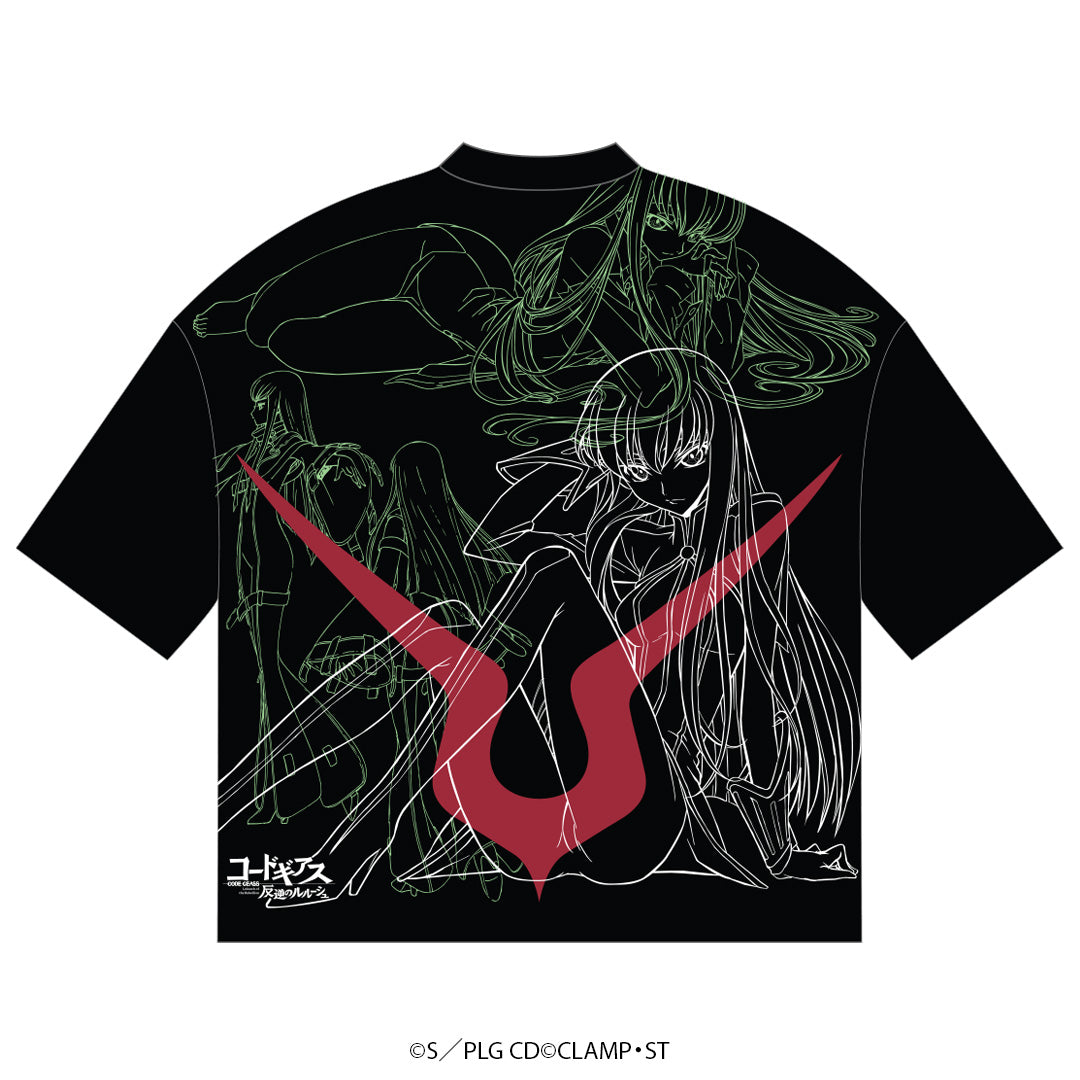 Code Geass: Lelouch of the Rebellion Big Silhouette T-Shirt [C.C.]