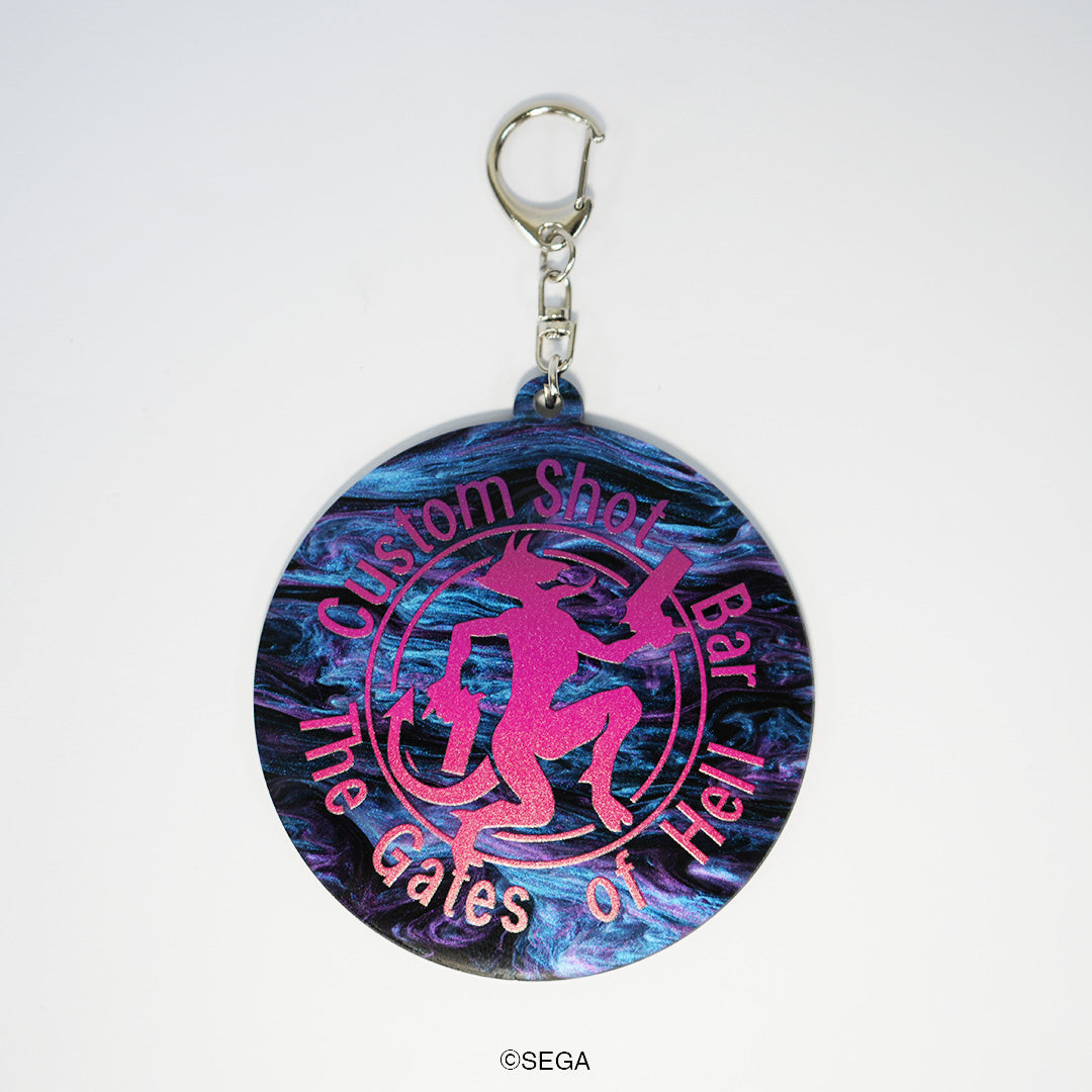 蓓優妮塔 雲石壓紋鎖匙扣