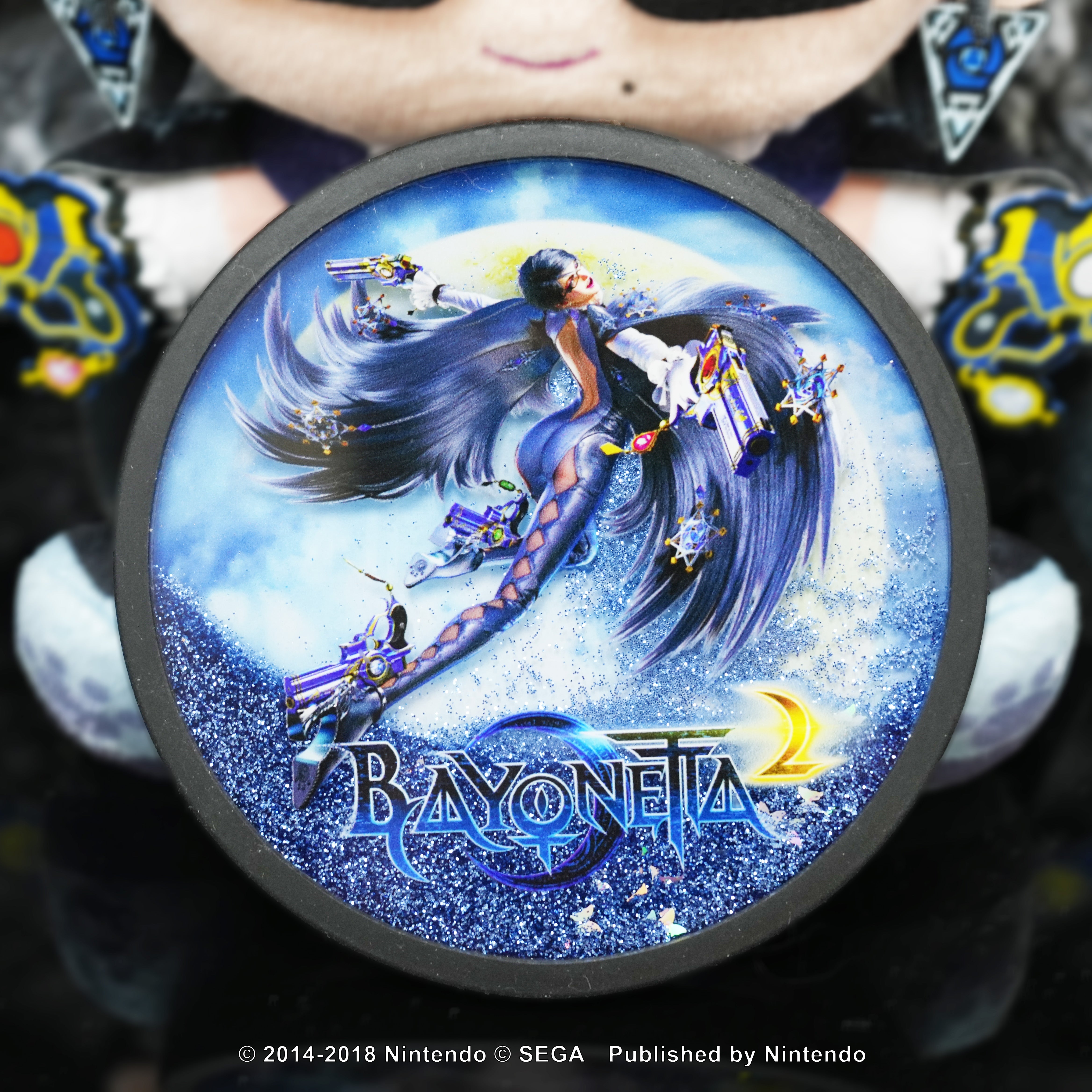 Bayonetta2 Glitter Coaster 『BAYONETTA 2』Package Art