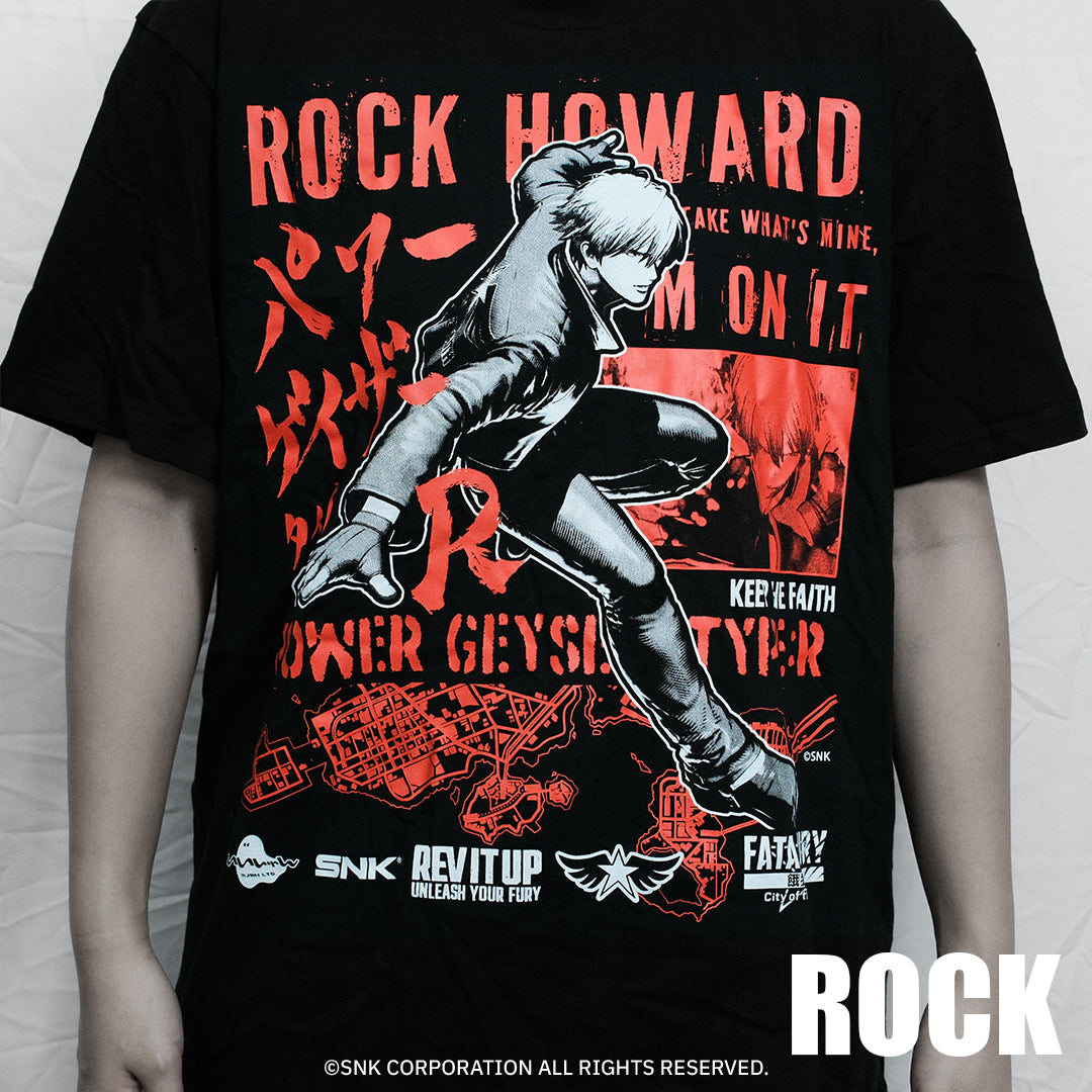 《餓狼傳説 City of the Wolves》IIJAN全角色T-shirt 洛克・霍華德