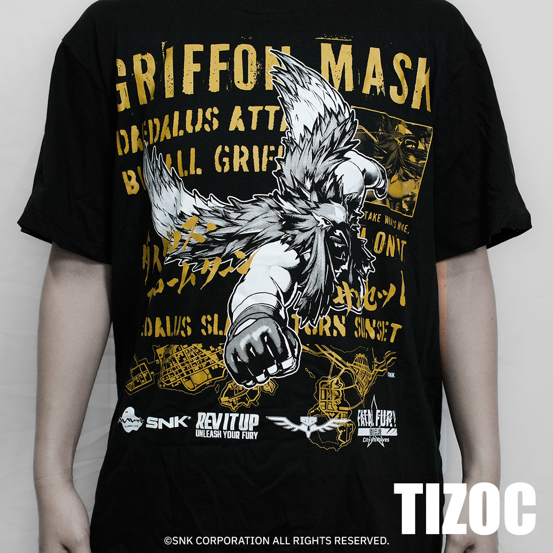 《餓狼傳説 City of the Wolves》IIJAN全角色T-shirt 獅鷲假面