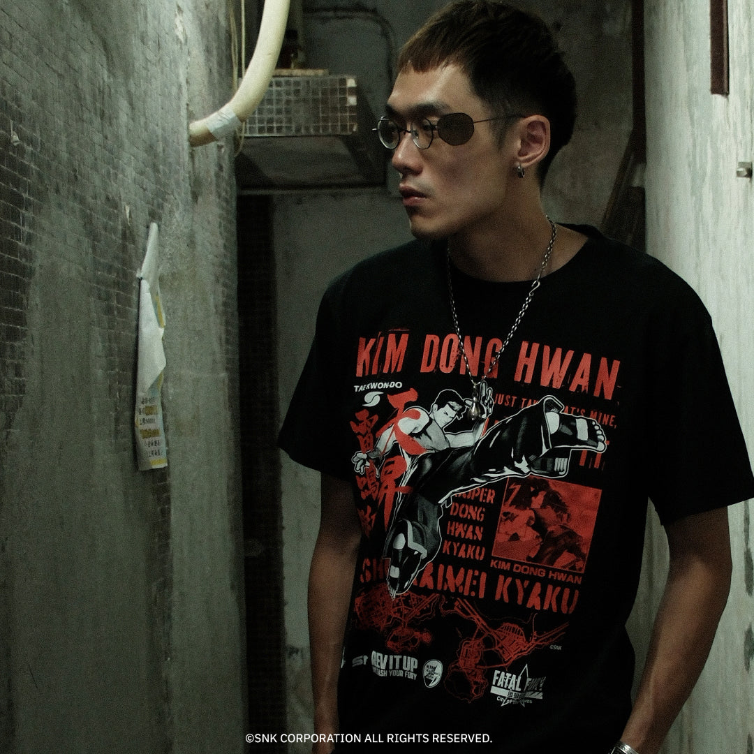 《餓狼傳説 City of the Wolves》IIJAN全角色T-shirt 金東煥