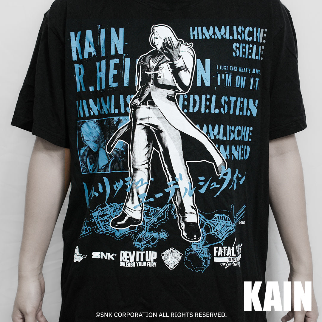《餓狼傳説 City of the Wolves》IIJAN全角色T-shirt 卡恩・R・海萊因