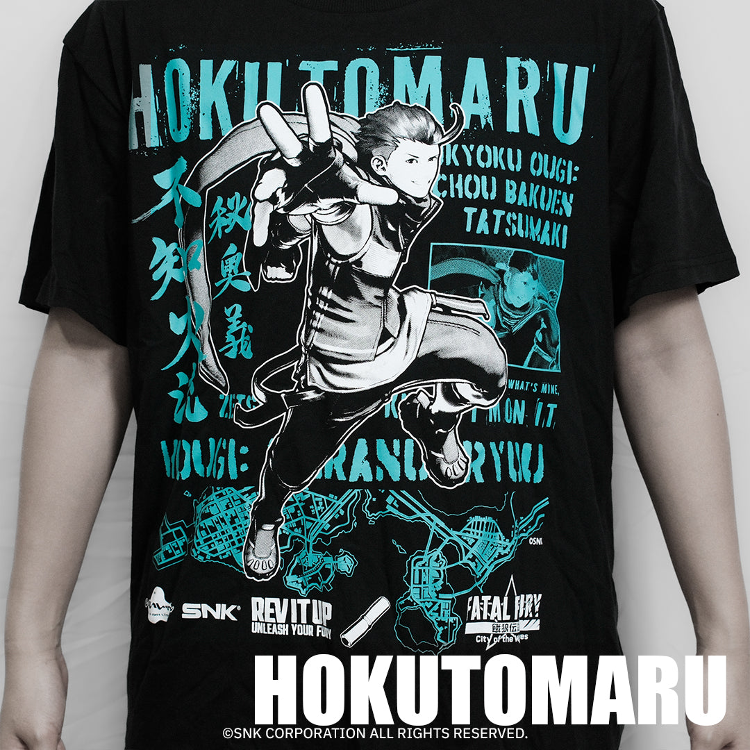 《餓狼傳説 City of the Wolves》IIJAN全角色T-shirt 北斗丸