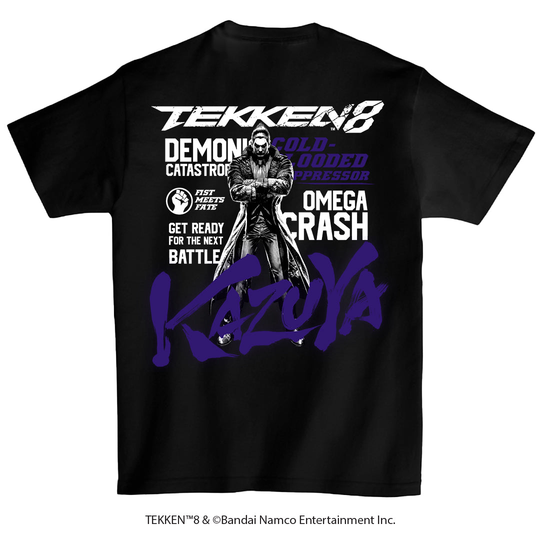 TEKKEN 8 Launch Special Backprint T-shirt (Kazuya Mishima)(Shipping in July-August)