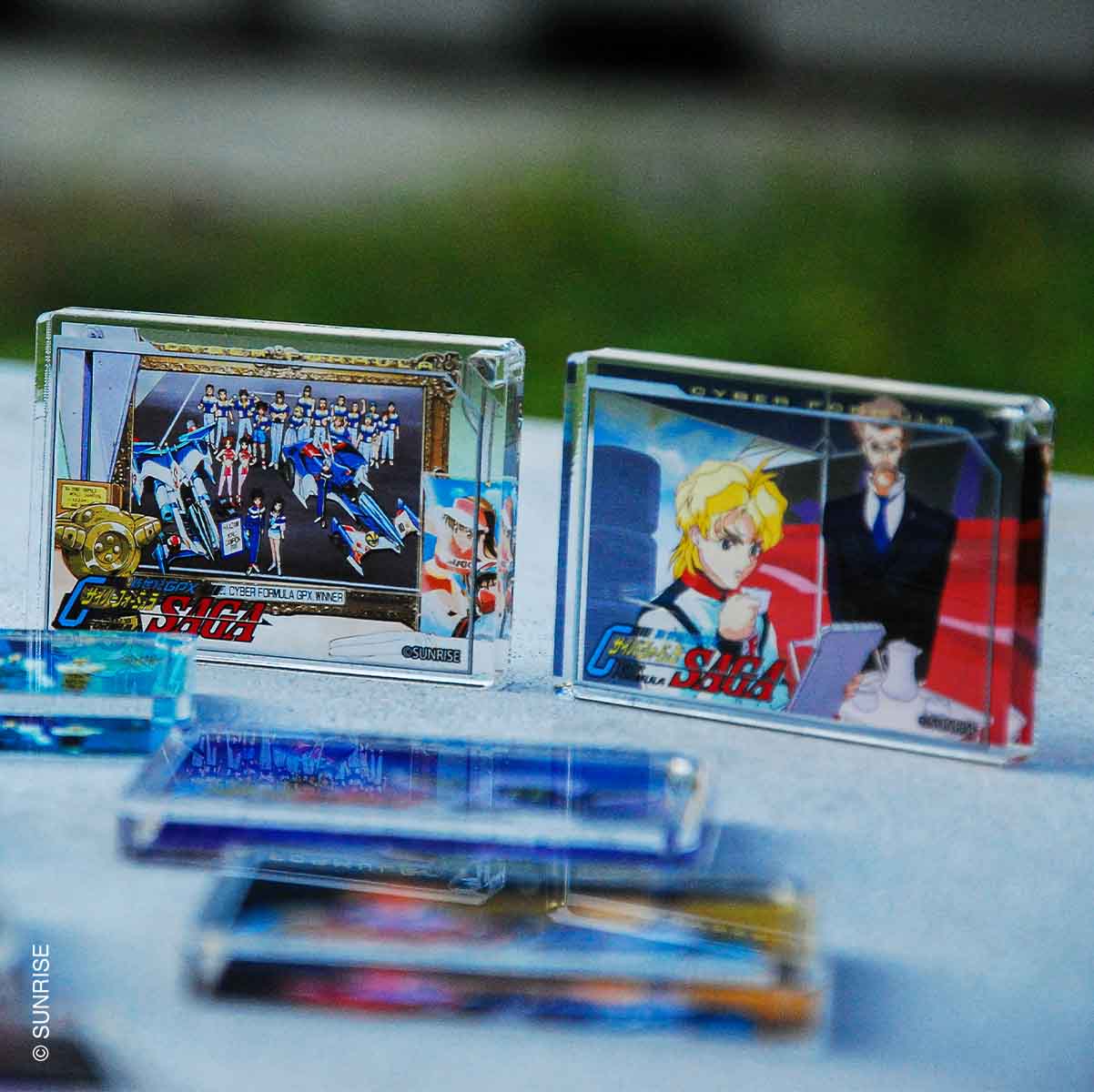 [Complete Set] Future GPX Cyber Formula SAGA Trading Extra Thick Acrylic Keychain Memorial Artwork Ver.01