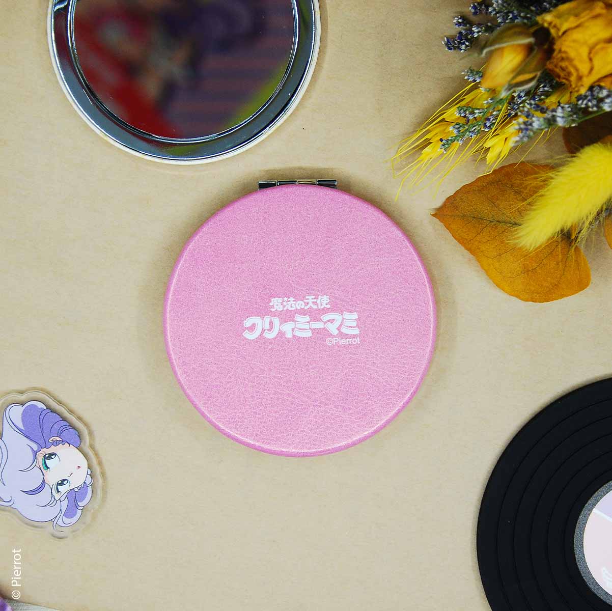 Double-Sided Portable Small Round Mirror